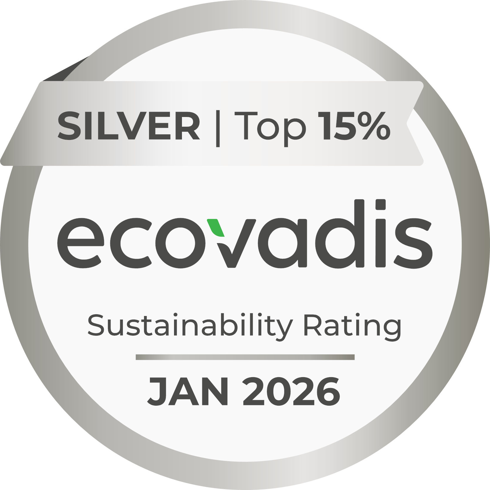 EcoVadis Silver 2026